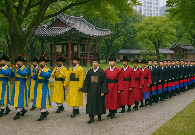 경상감영 풍속재연(관찰사 도임행차) 사진